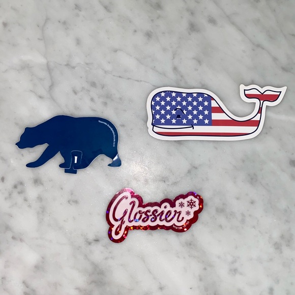 Glossier Other - I am selling a bundle of 3 stickers.